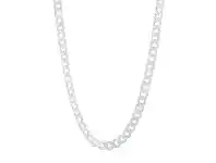Bevilles Jewellery Sterling Silver Curb Chain Necklace 65cm offer