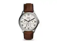 Bevilles Jewellery Fossil Brown and Silver Men's Watch FS5800 offer