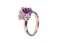 Bronzallure Cocktail Rings with Gemstone - IT 14 / FR 54 / Blue Chalcedony
