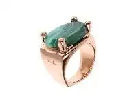 Bevilles Jewellery Bronzallure Romantic Malachite Ring - IT 18 / FR 58 / Malachite offer