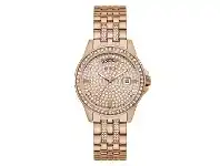 Bevilles Jewellery Guess Lady Comet Crystal and Rose Gold Women's Watch GW0254L3 offer