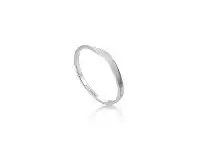 Bevilles Jewellery Ania Haie Modern Curve Ring - Silver - IT 14 / FR 54 offer