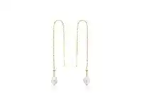 Bevilles Jewellery Ania Haie Pearl Threader Earrings Gold - Gold offer