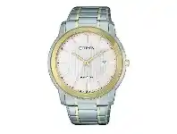 Bevilles Jewellery Citizen Eco Drive Silver and Gold Men's Watch AW1216-86A offer