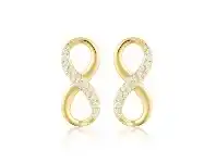 Bevilles Jewellery Georgini Forever Infinity Gold Earrings offer