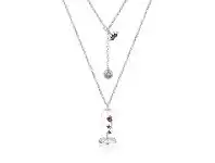 Bevilles Jewellery Disney Beauty and The Beast Enchanted Rose Necklace offer