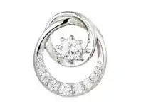 Bevilles Jewellery Sterling Silver I Am Fabulous Open Circle Necklace offer