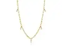 Bevilles Jewellery Ania Haie Glow Drop Necklace - Gold offer