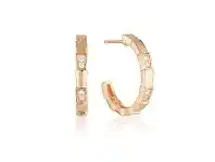 Bevilles Jewellery Georgini Emilio Vega Rose Gold Hoop Earrings offer