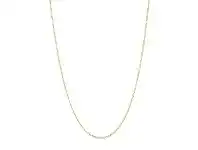 Bevilles Jewellery 9ct Yellow Gold Fine Diamond Cut Curb Chain Necklace 50cm offer