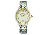 Bevilles Jewellery Seiko Caprice Two Tone Women's Watch SRZ540P offer