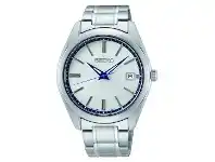 Bevilles Jewellery Seiko White and Silver Men's Watch SUR457P offer