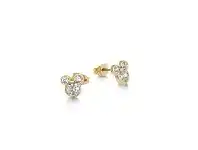 Bevilles Jewellery Disney Mickey Mouse Crystal Stud Earrings offer