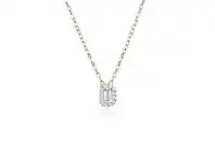 Bevilles Jewellery Georgini Cubic Zirconia Rose Gold 20mm Necklace offer