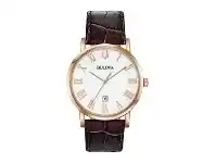 Bevilles Jewellery Bulova Classic Men's Quartz Watch SS RGP WR offer