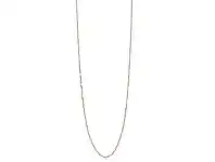 Bevilles Jewellery 9ct Rose Gold Singapore Chain Necklace 45cm offer