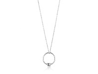Bevilles Jewellery Ania Haie Modern Circle Necklace - Silver offer