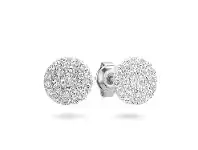 Bevilles Jewellery Georgini Pavo Rhodium Silver Earrings offer