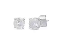 Bevilles Jewellery Tia 0.30ct Diamond Stud Earrings in 9ct White Gold offer