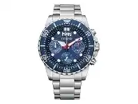 Bevilles Jewellery Citizen Chronograph Blue and Silver Men's Watch AI7001-81L offer