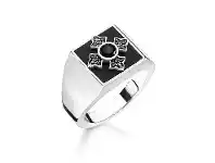 Bevilles Jewellery Thomas Sabo Ring "Royalty Cross" - 66 offer