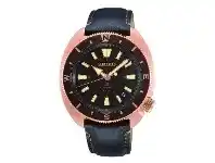 Bevilles Jewellery Seiko Prospex Rose Gold and Brown Men's Watch SRPG17K offer