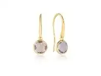 Bevilles Jewellery Georgini Lucent Amethyst Hook Earrings Small offer