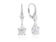 Bevilles Jewellery Georgini Cubic Zirconia Silver 3mm Earrings offer