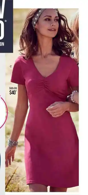 Urban V Neck Dress Style 21UA 271822