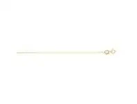 Bevilles Jewellery 9ct Yellow Gold Box Chain Necklace 50cm offer