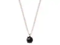 Bevilles Jewellery Bronzallure Essential Gemstone Pendant - 45.7cm + 5cm / Rose Quartz offer