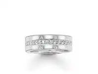 Bevilles Jewellery Thomas Sabo Eternity Ring "Classic White" - 54 offer