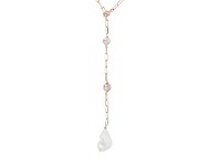 Bevilles Jewellery Bronzallure Y Necklace with Forzatina Chain and Pearls offer