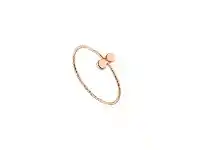 Bevilles Jewellery Ania Haie Texture Double Disc Ring - Rose Gold - IT 14 / FR 54 offer