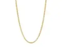 Bevilles Jewellery 9ct Yellow Gold Diamond Cut Curb Chain Necklace 55cm offer