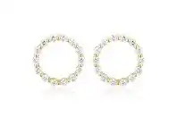 Bevilles Jewellery Georgini Small Circle of Life Gold Earrings offer
