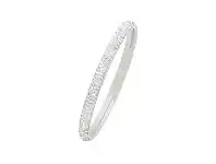 Bevilles Jewellery Children's Stainless Steel Crystal Bangle offer