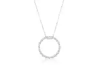 Bevilles Jewellery Georgini Circle of Life Silver Necklace offer