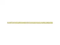 Bevilles Jewellery 9ct Yellow Gold Round Curb Chain Necklace 45cm offer