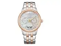 Bevilles Jewellery Citizen Eco Drive Two Tone Rose Gold and Silver Women's Watch FD0006-56D offer