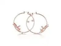 Bevilles Jewellery Disney Tinker Bell Hoop Earrings offer