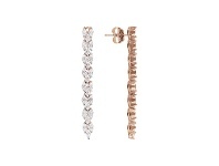 Bevilles Jewellery Bronzallure Cubic Zirconia Long Pendant Earrings offer