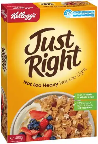 IGA Kellogg's just right 460g offer