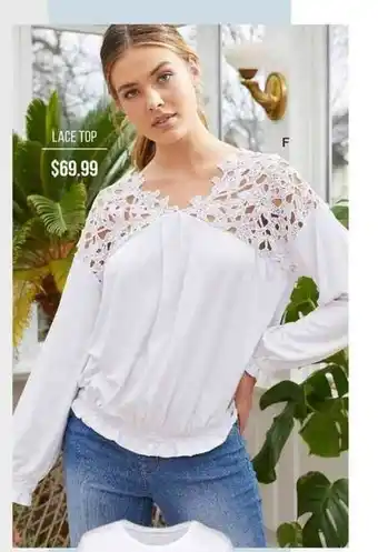 Urban Lace Detail Top Style 21UA 262025