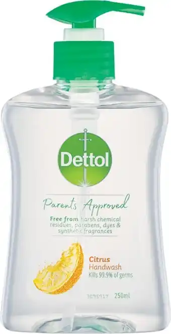 Woolworths Dettol Parents Approved Hand Wash 250ml offer