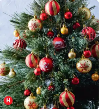 Coles Assorted Baubles 44 Pack offer