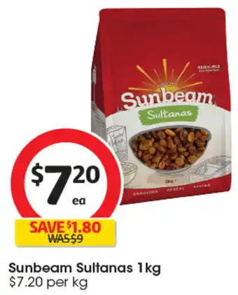 Sunbeam Sultanas 1kg