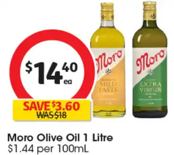 Coles Moro Olive Oil 1 Litre offer