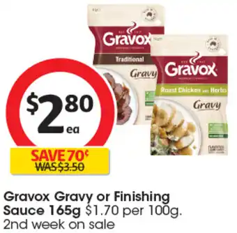 Coles Gravox Gravy or Finishing Sauce 165g offer