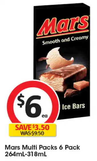 Coles Mars Multi Packs 6 Pack 264mL-318mL offer
